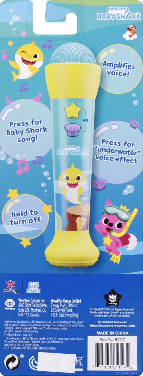 slide 4 of 9, Pinkfong 3+ Baby Shark Microphone 1 ea, 1 ct