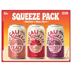 Cali Squeeze Wheat Ale Assorted Beer Variety Pack 12 - 12 fl oz Cans