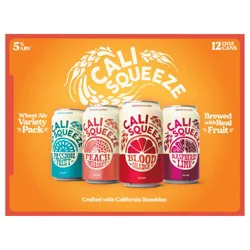 Cali Squeeze Wheat Ale Assorted Beer Variety Pack 12 - 12 fl oz Cans