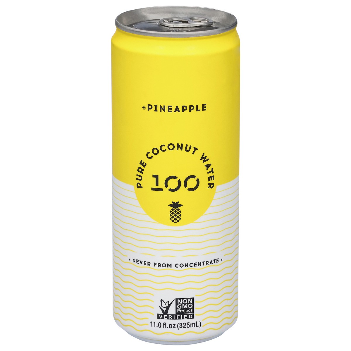 slide 1 of 14, 100 Pure Pineapple Coconut Water - 11 fl oz, 11 fl oz