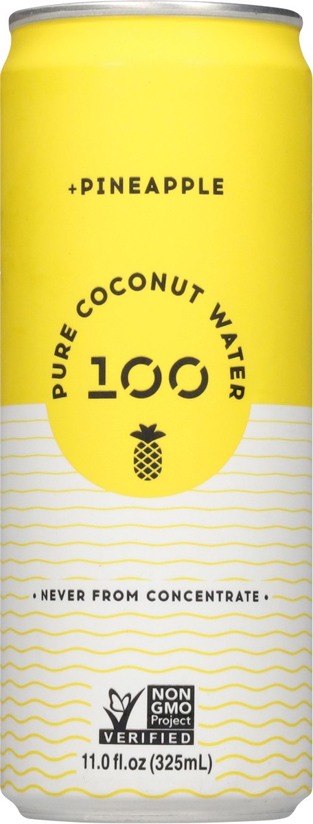 slide 3 of 14, 100 Pure Pineapple Coconut Water - 11 fl oz, 11 fl oz