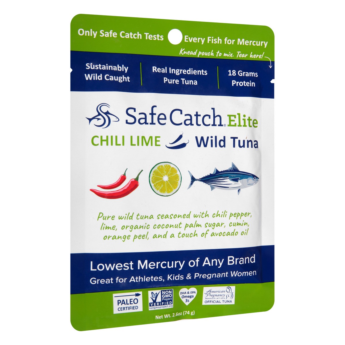 slide 2 of 9, Safe Catch Chili Lime Elite Wild Tuna, 2.6 oz