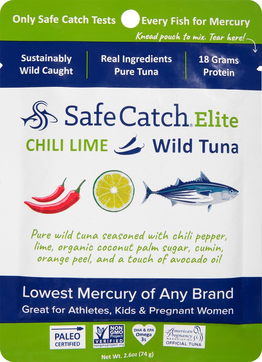 slide 6 of 9, Safe Catch Chili Lime Elite Wild Tuna, 2.6 oz
