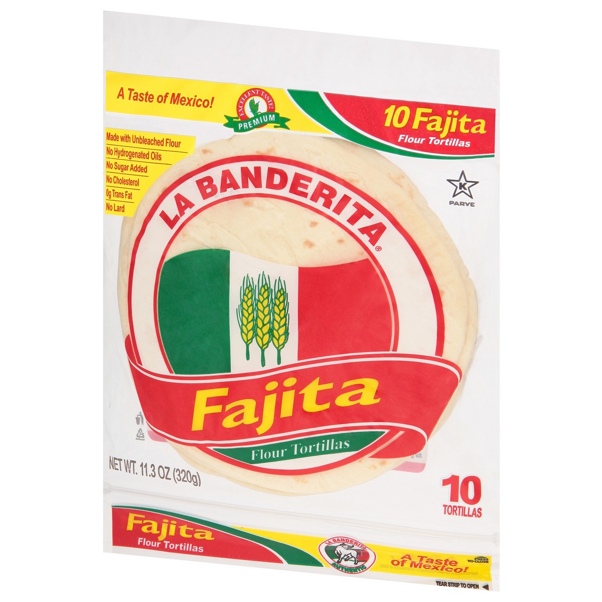 slide 7 of 14, La Banderita 6in Fajita Flour Tortillas, 12.5 oz