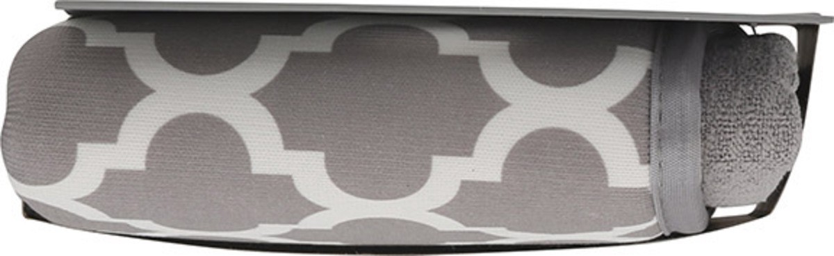 slide 2 of 9, S&T Inc. 16 in x 18 in White Trellis Dish Drying Mat 1 ea, 1 ct