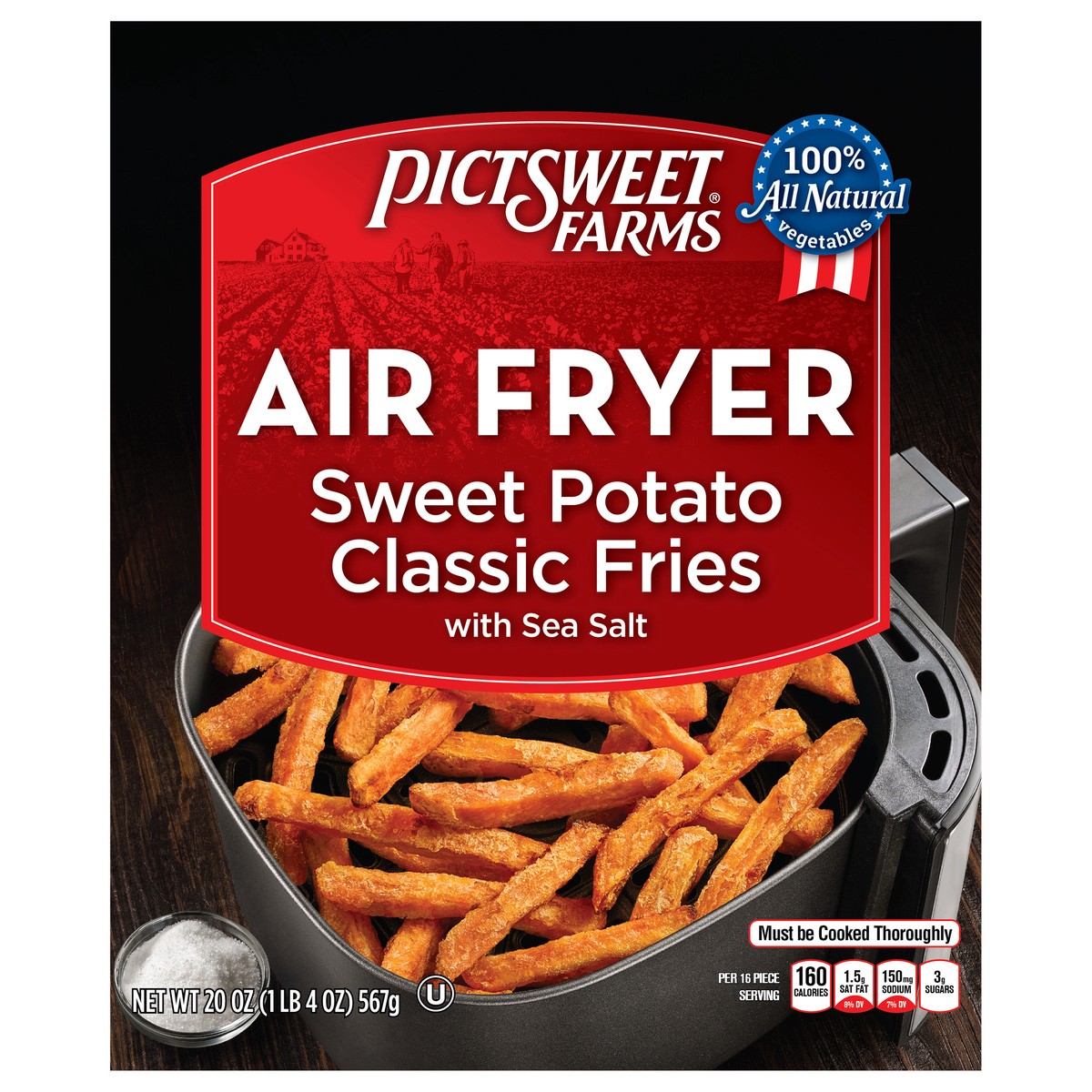 slide 1 of 12, PictSweet Classic Fries, 20 oz