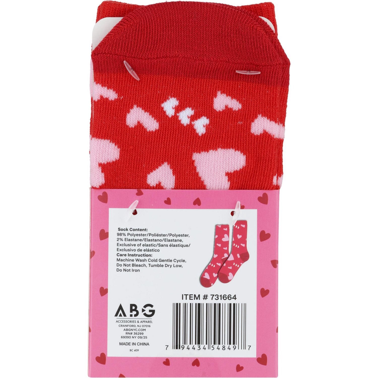 slide 2 of 3, ABG Accessories Abg Life Socks Without You! Crew Socks, 1 Pr, 1 ct