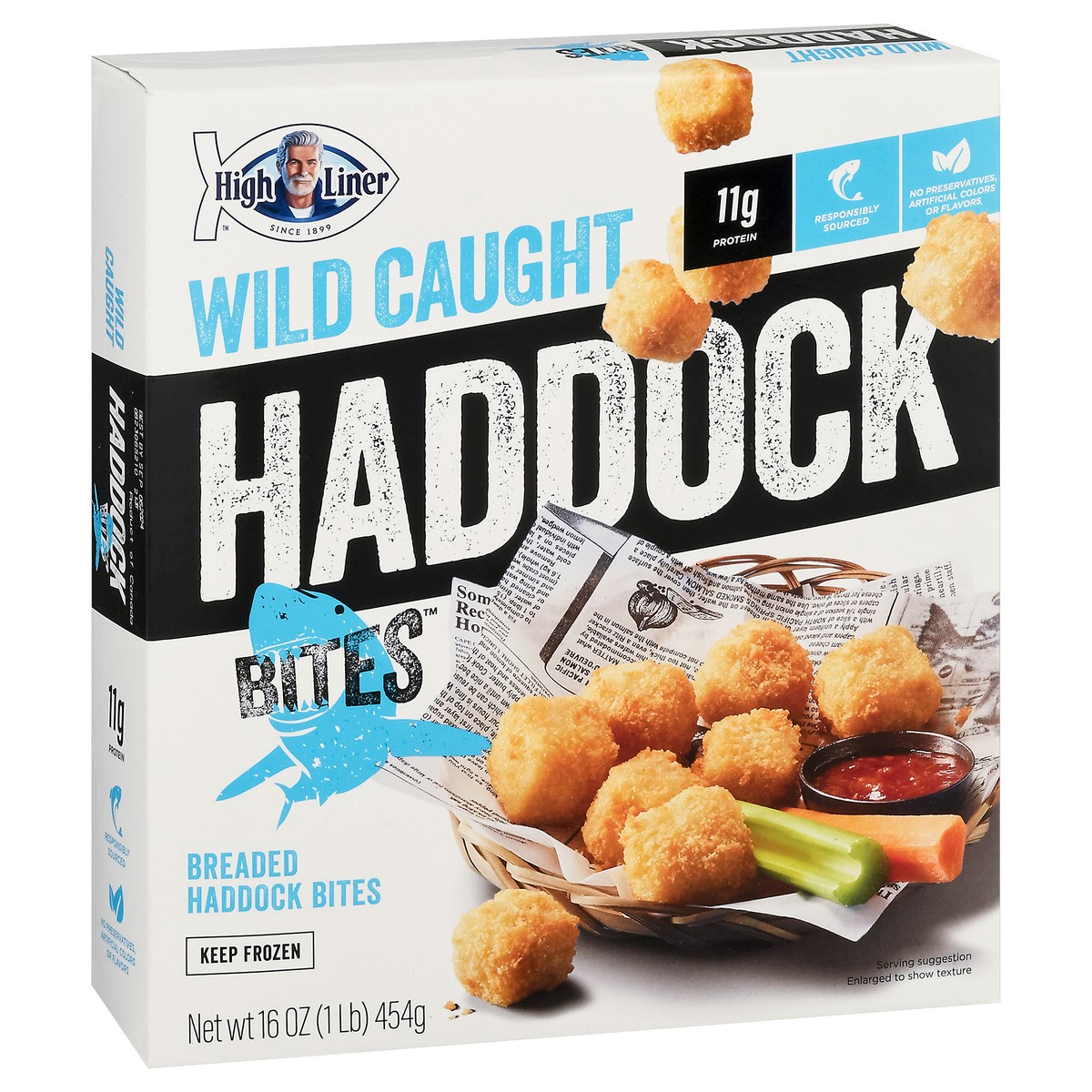 slide 2 of 9, High Liner Wild Caught Breaded Haddock Bites, 16 oz