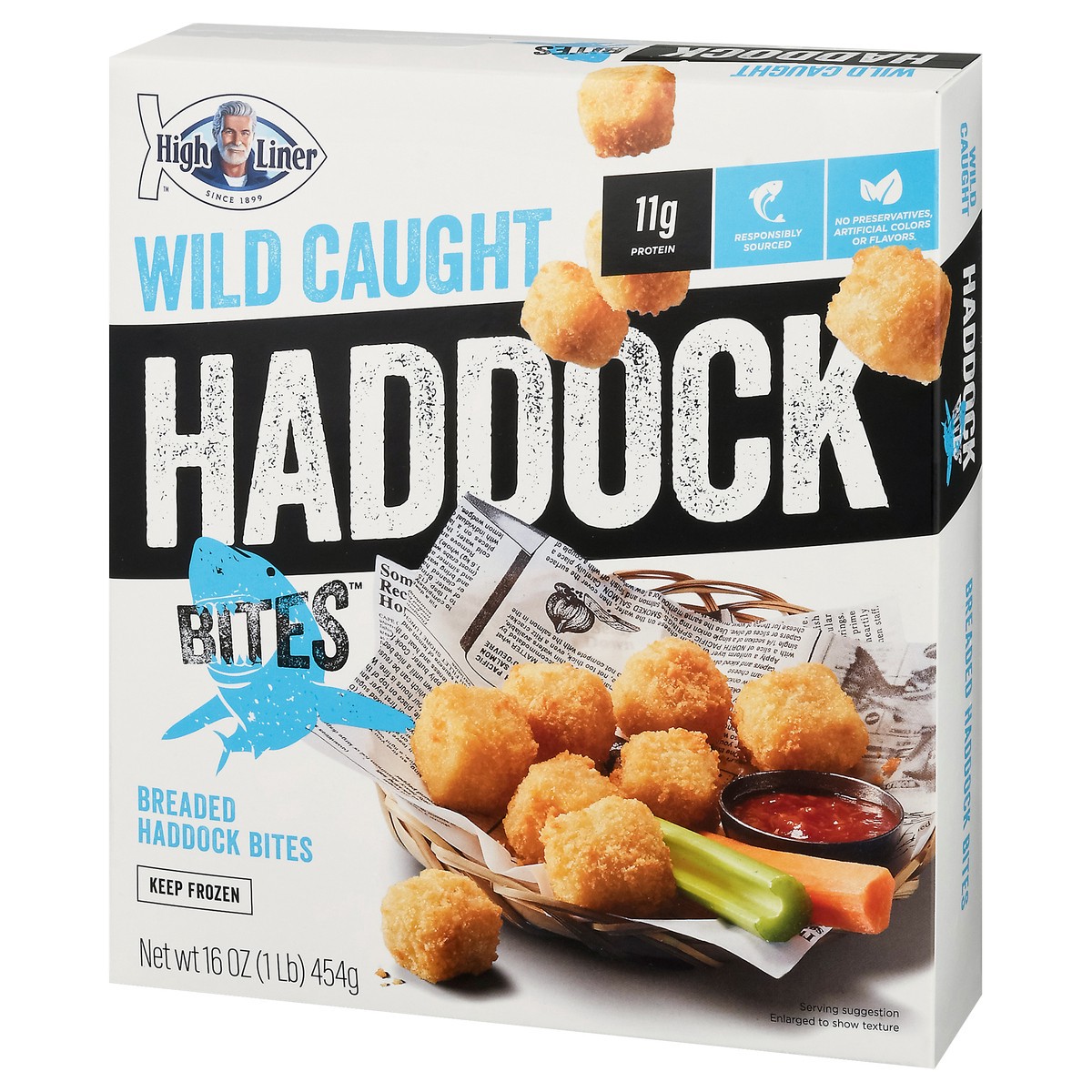 slide 7 of 9, High Liner Wild Caught Breaded Haddock Bites, 16 oz