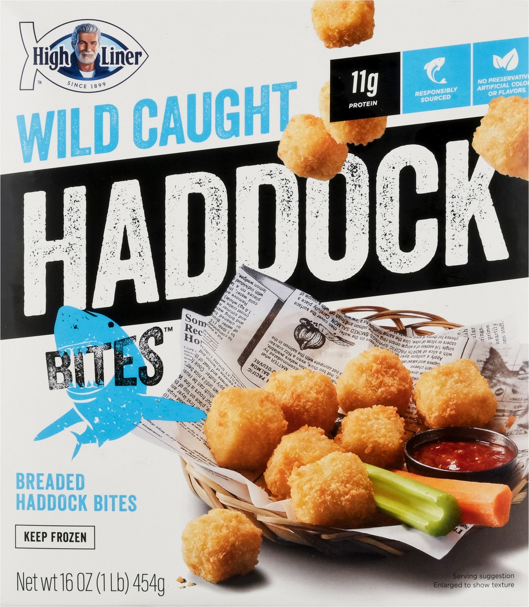 slide 5 of 9, High Liner Wild Caught Breaded Haddock Bites, 16 oz