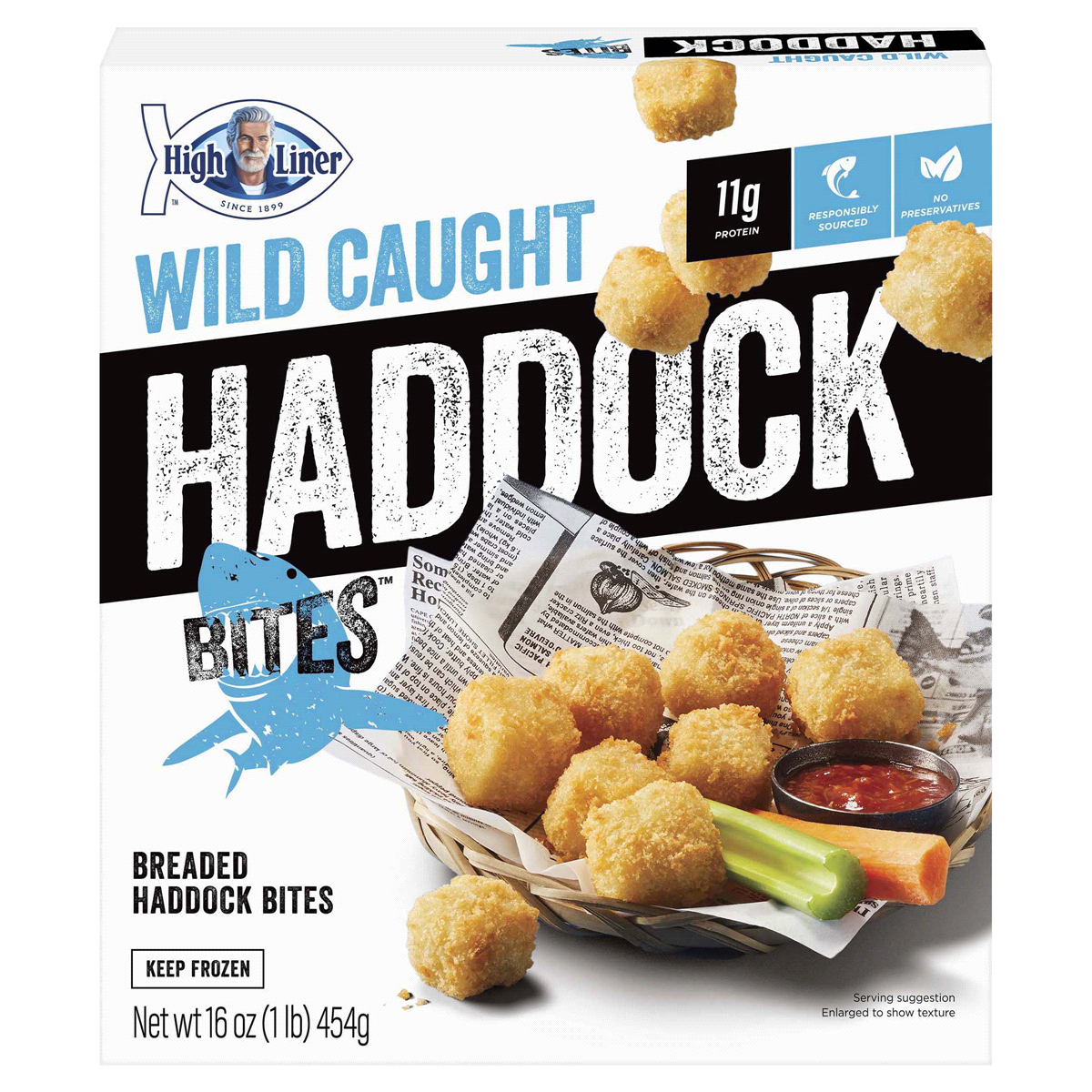 slide 1 of 9, High Liner Wild Caught Breaded Haddock Bites, 16 oz