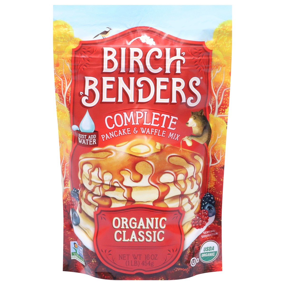 slide 1 of 2, Birch Benders Classic Pancake And Waffle Mix, 16 oz