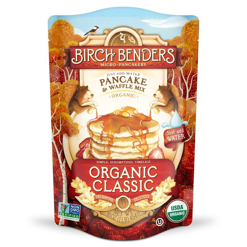 slide 1 of 2, Birch Benders Classic Pancake And Waffle Mix, 16 oz