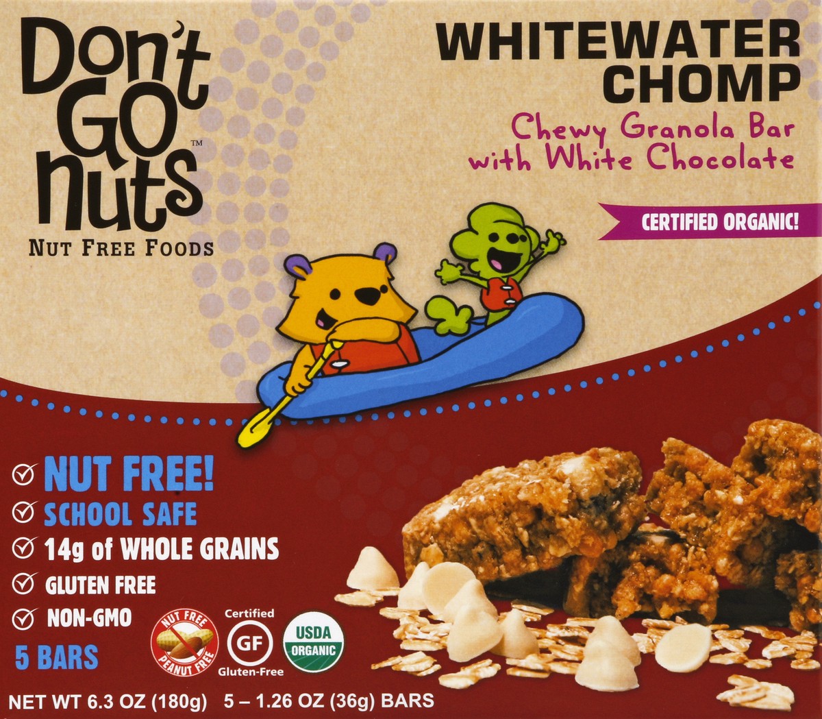 slide 4 of 4, Don't Go Nuts Granola Bar 5 ea, 5 ct