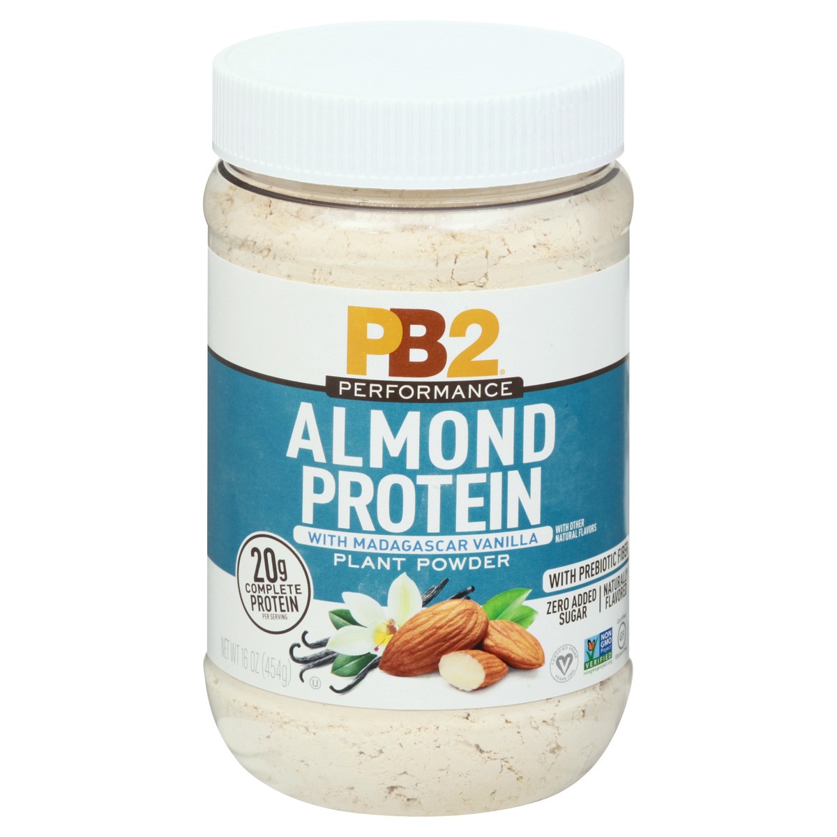 slide 6 of 13, PB2 Almond Protein With Madagascar Vanilla Plant Powder, 16 oz