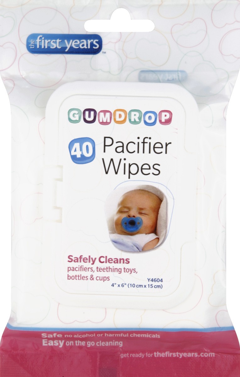 slide 1 of 1, The First Years Pacifier Wipes 30 ea, 30 ct