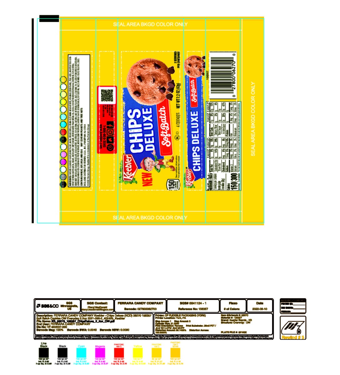 slide 5 of 13, Keebler Soft Batch Chocolate Chip Cookies 12 - 2.2 oz Pouches, 12 ct