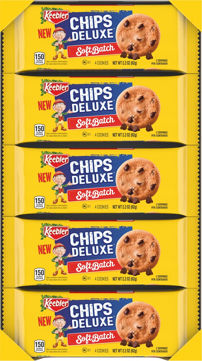 slide 8 of 13, Keebler Soft Batch Chocolate Chip Cookies 12 - 2.2 oz Pouches, 12 ct
