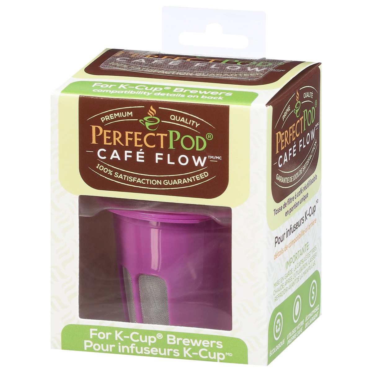 slide 9 of 11, Perfect Pod Cafe Flow Single-Serve Reusable Coffee Filter Cup 1 ea, 1.0 ct