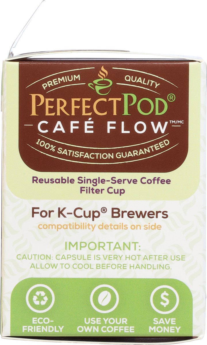 slide 8 of 11, Perfect Pod Cafe Flow Single-Serve Reusable Coffee Filter Cup 1 ea, 1.0 ct