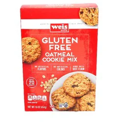 Weis Quality Gluten Free Oatmeal Cookie Mix