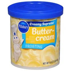 Pillsbury Creamy Supreme Butter Cream Frosting 16 oz