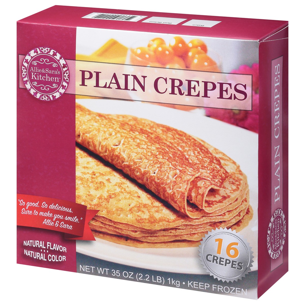 slide 8 of 9, Allie & Sara's Kitchen Plain Crepes - 35 Oz, 35 oz