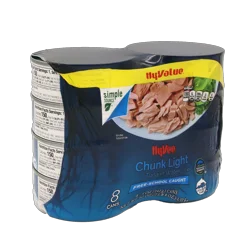 Hy-Vee Chunk Light Tuna In Water 8 Count