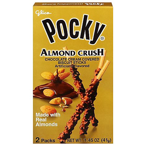 slide 1 of 1, Glico Pocky Almond Crush - 1.45 Oz, 1.45 oz