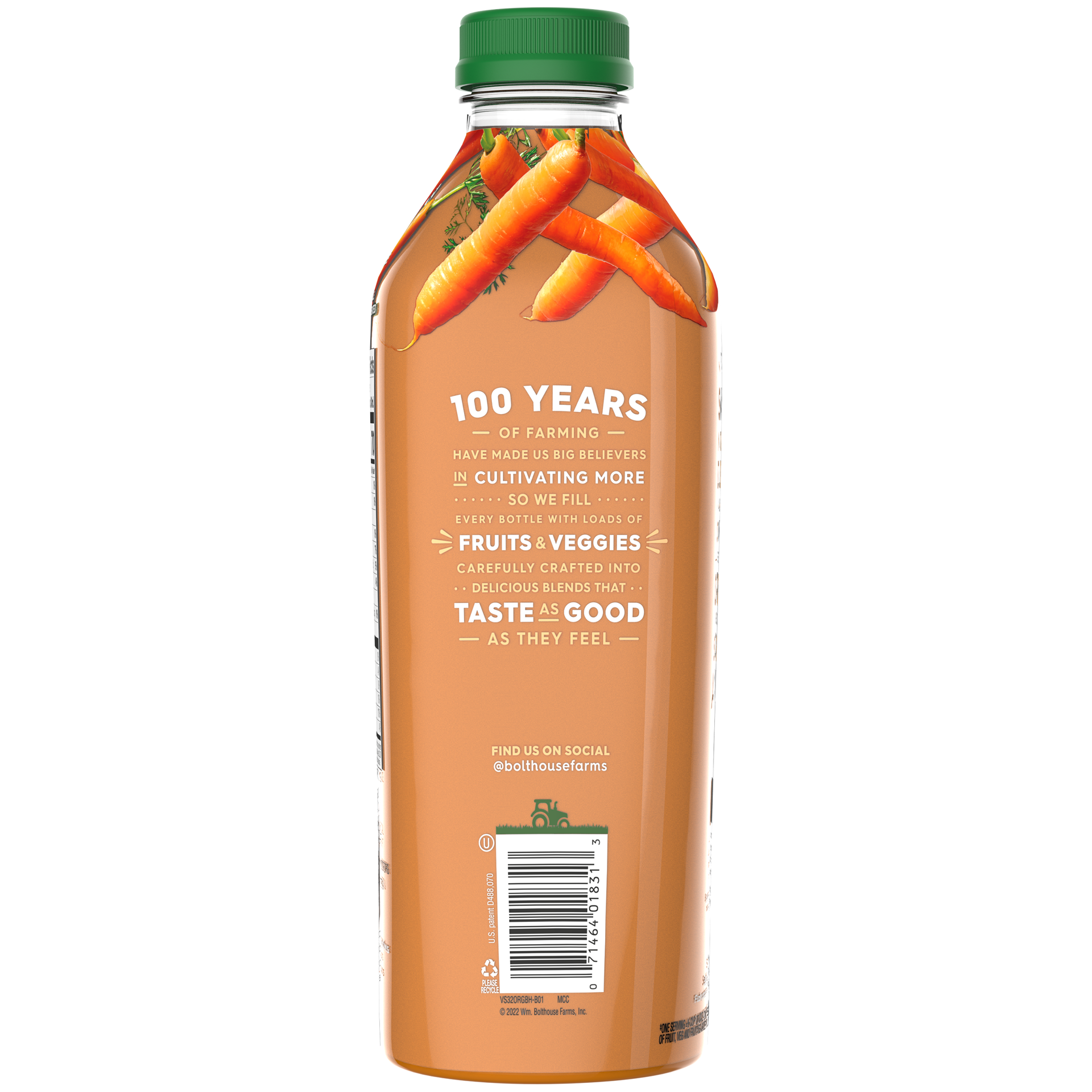 slide 4 of 5, Bolthouse Farms 100% Organic Carrot Vegetable Juice- 32 oz, 32 fl oz