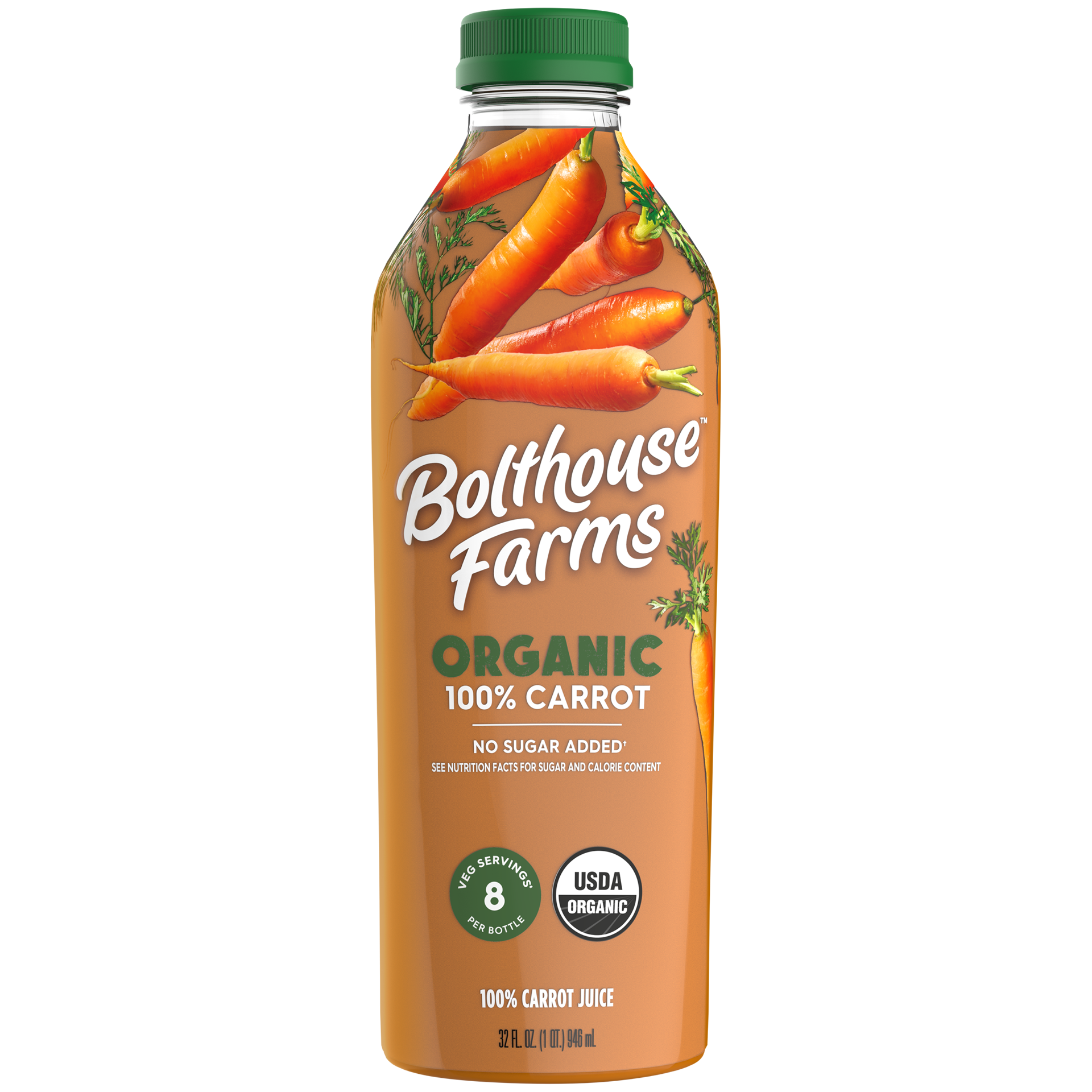 slide 1 of 5, Bolthouse Farms 100% Organic Carrot Vegetable Juice- 32 oz, 32 fl oz