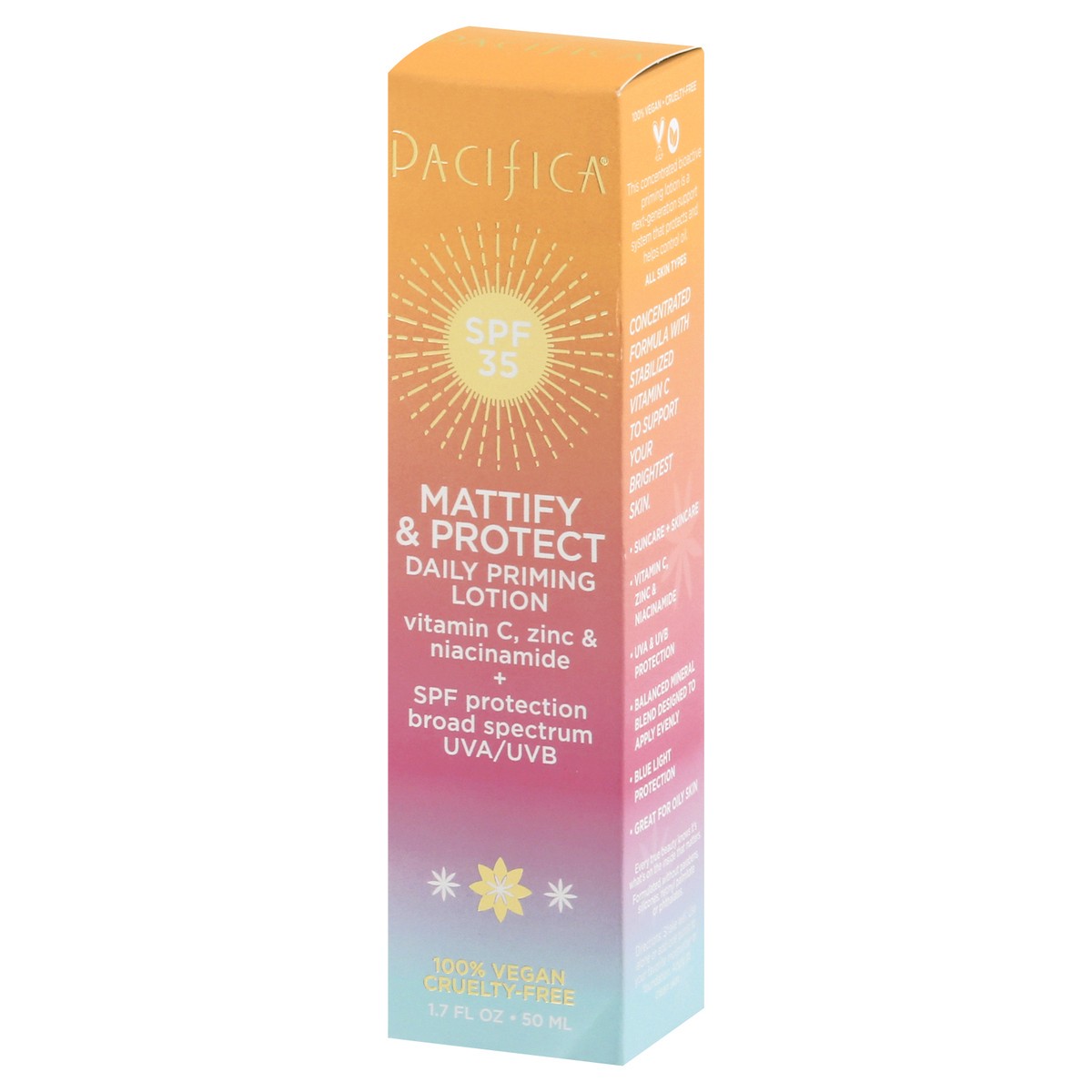 slide 6 of 9, Pacifica Mattify & Protect Daily Priming Lotion SPF 35, 1.7 oz