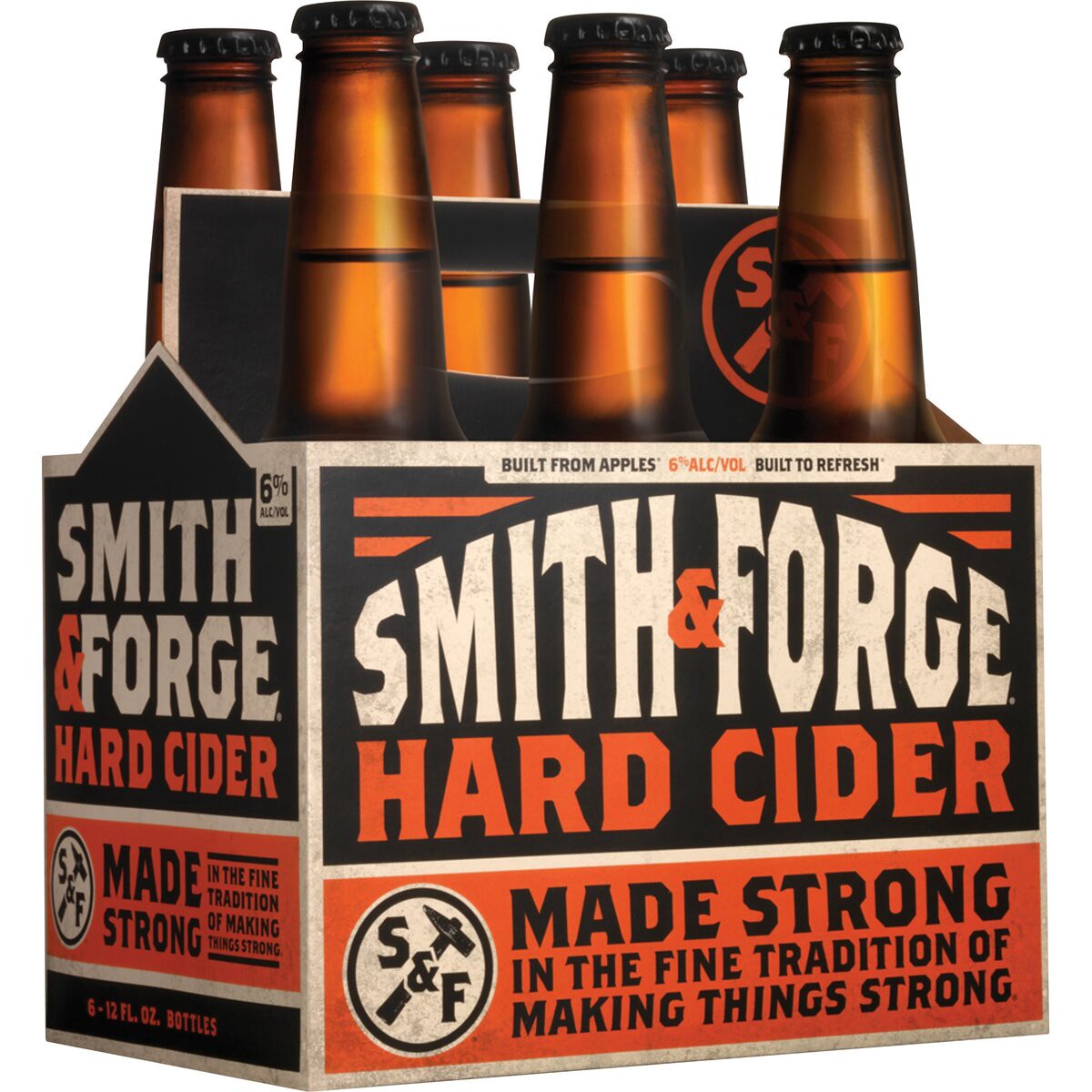 slide 1 of 3, SMITH & FORGE Hard Cider, 6 ct; 12 oz