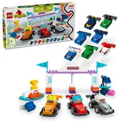 LEGO DUPLO Town F1 Team Race Cars & Drivers Building Toy 10445
