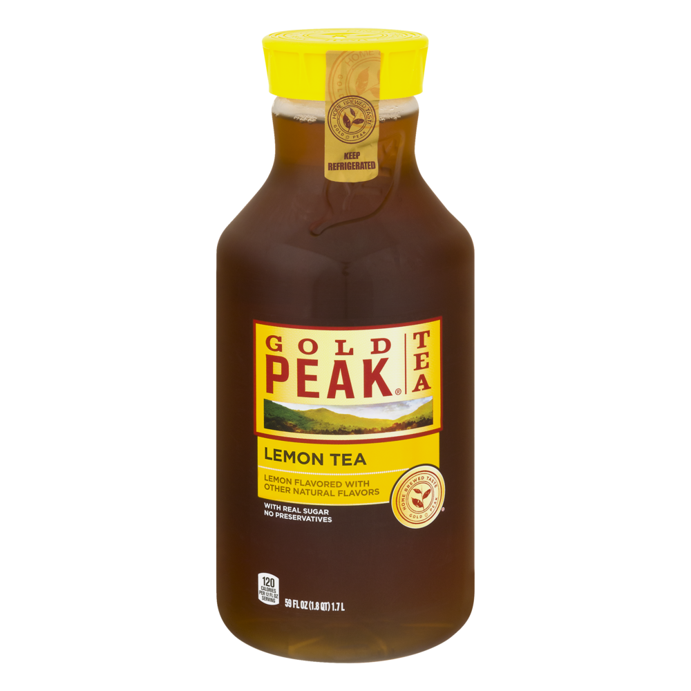 slide 1 of 1, Gold Peak Brewed Lemon Iced Tea, 59 oz