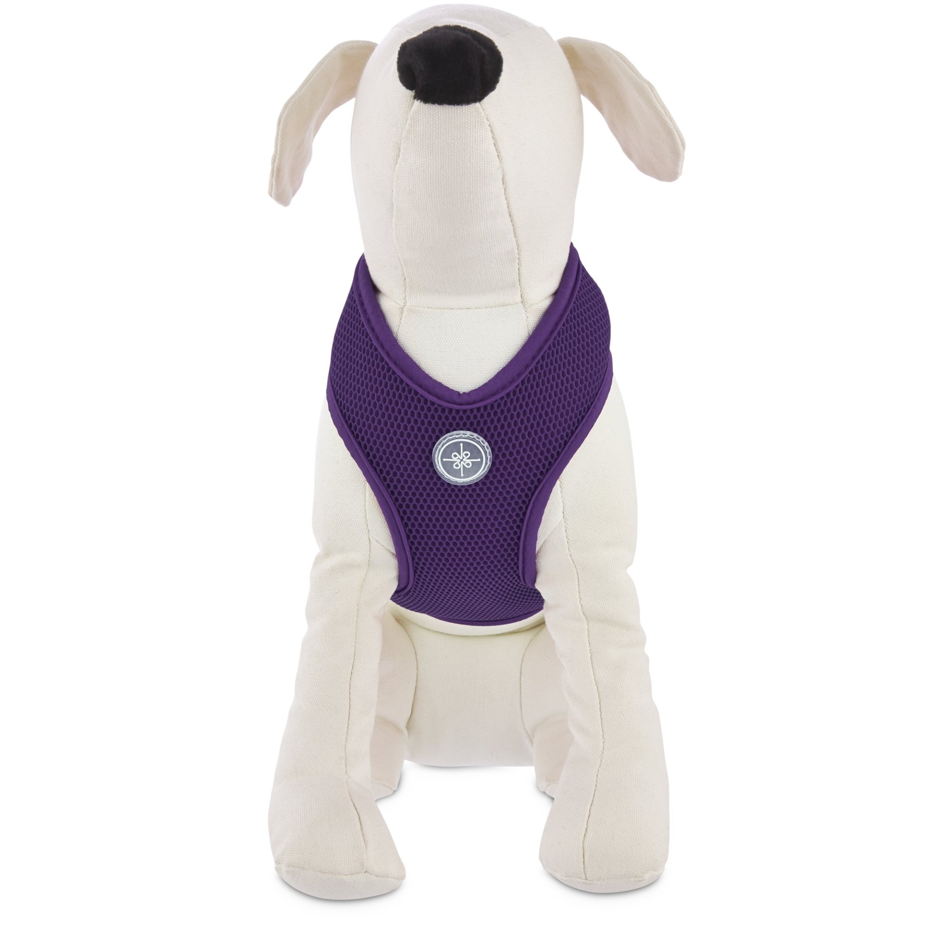 slide 1 of 1, Good2Go Plum Mesh Dog Harness, XS