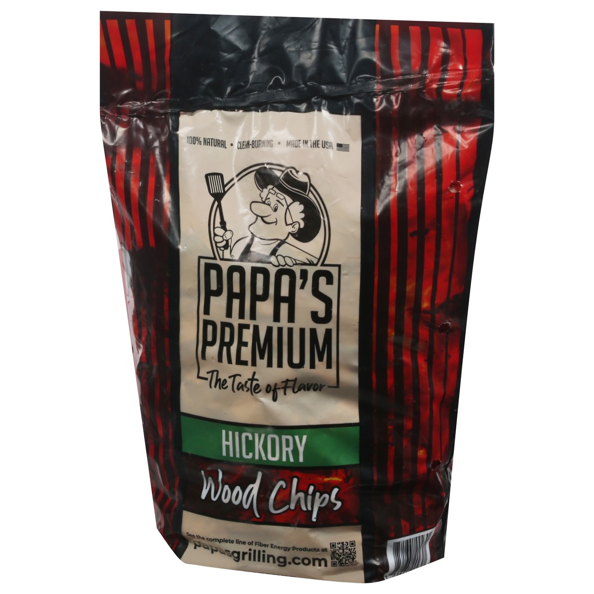 slide 2 of 9, Papa's Premium Quality Hickory Wood Chips, 1 ct