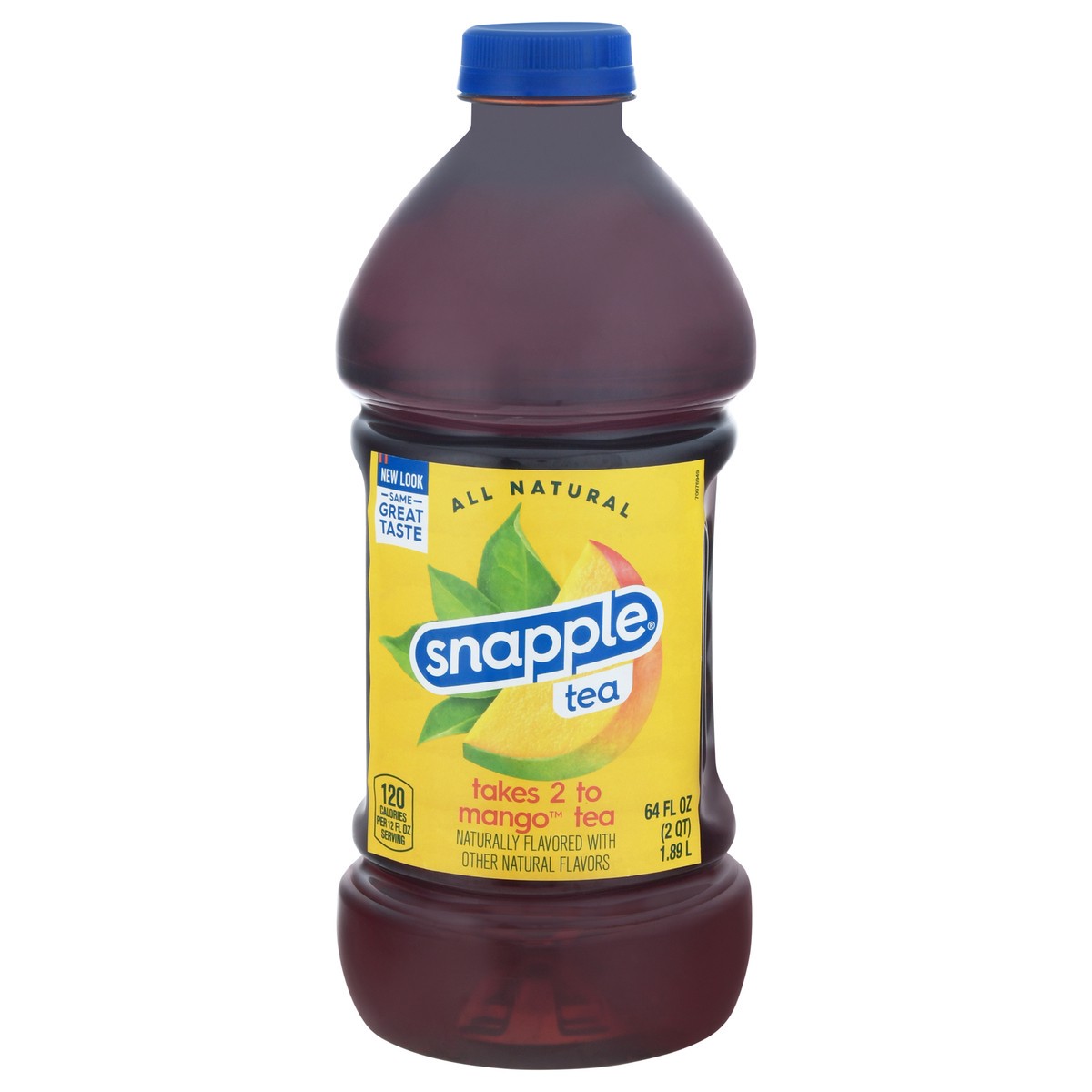 slide 10 of 13, Snapple Takes 2 to Mango Tea 64 fl oz Bottle, 64 fl oz