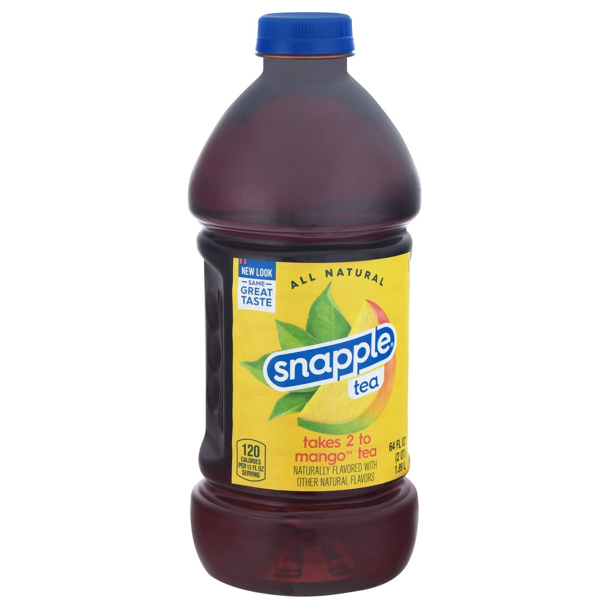 slide 6 of 13, Snapple Takes 2 to Mango Tea 64 fl oz Bottle, 64 fl oz