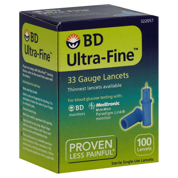 BD Lancets 100 ea 100 ct Shipt