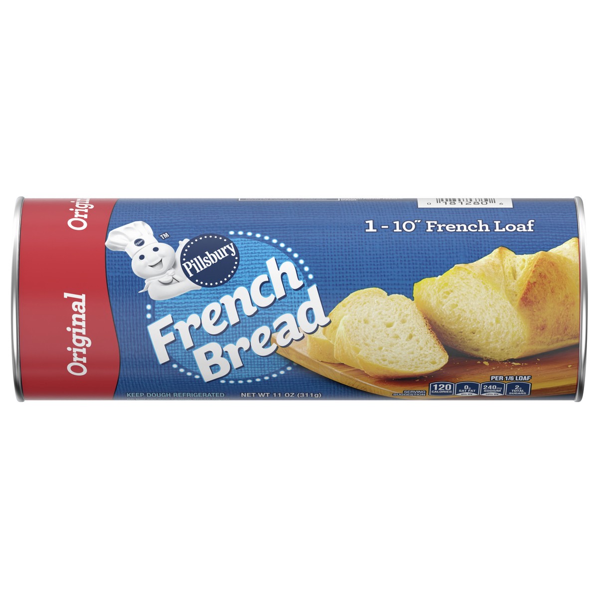 slide 1 of 9, Pillsbury Original French Bread Dough, 11 oz