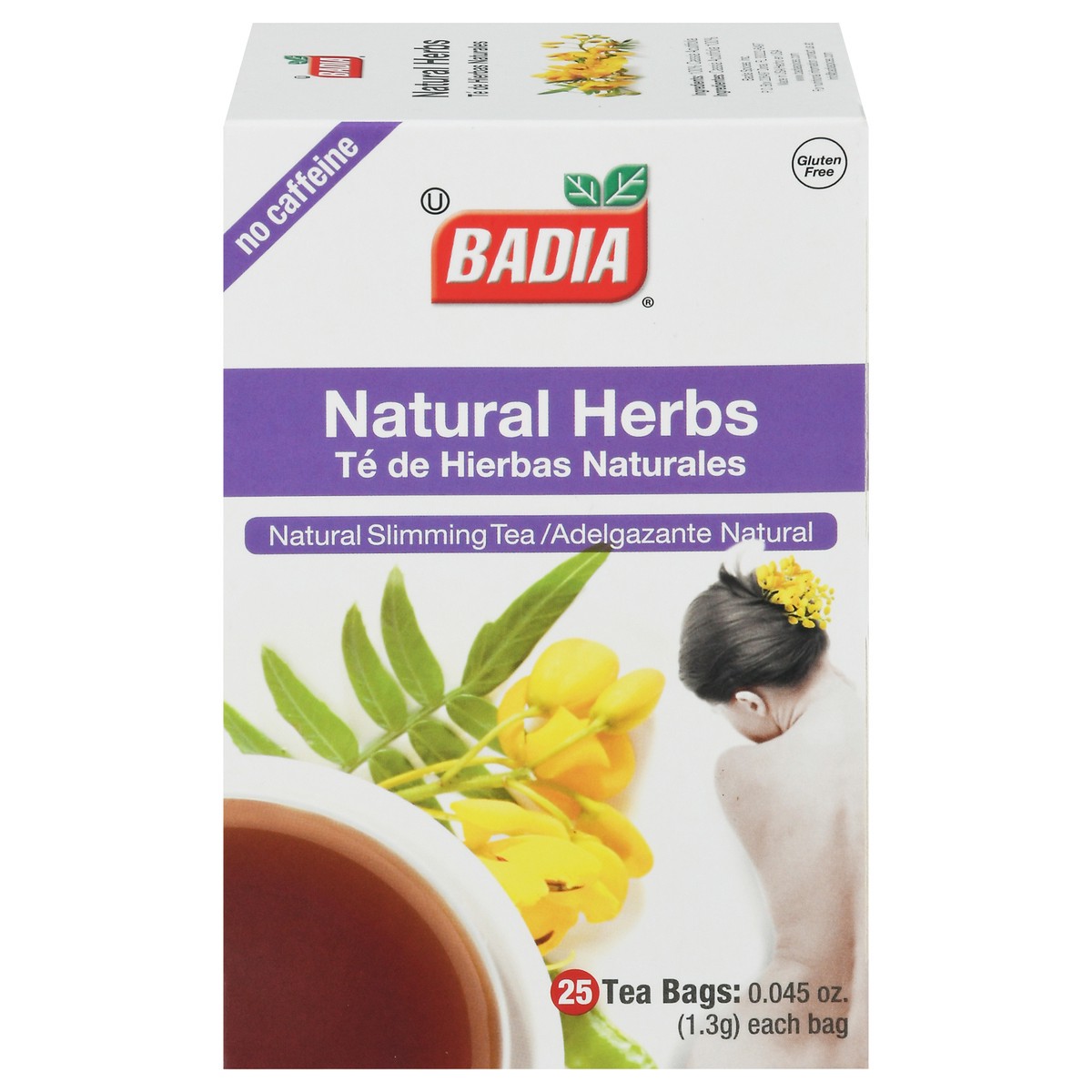 slide 1 of 9, Badia Te De Hierbas Naturales (Natural Herb Tea Bags), 0.045 oz