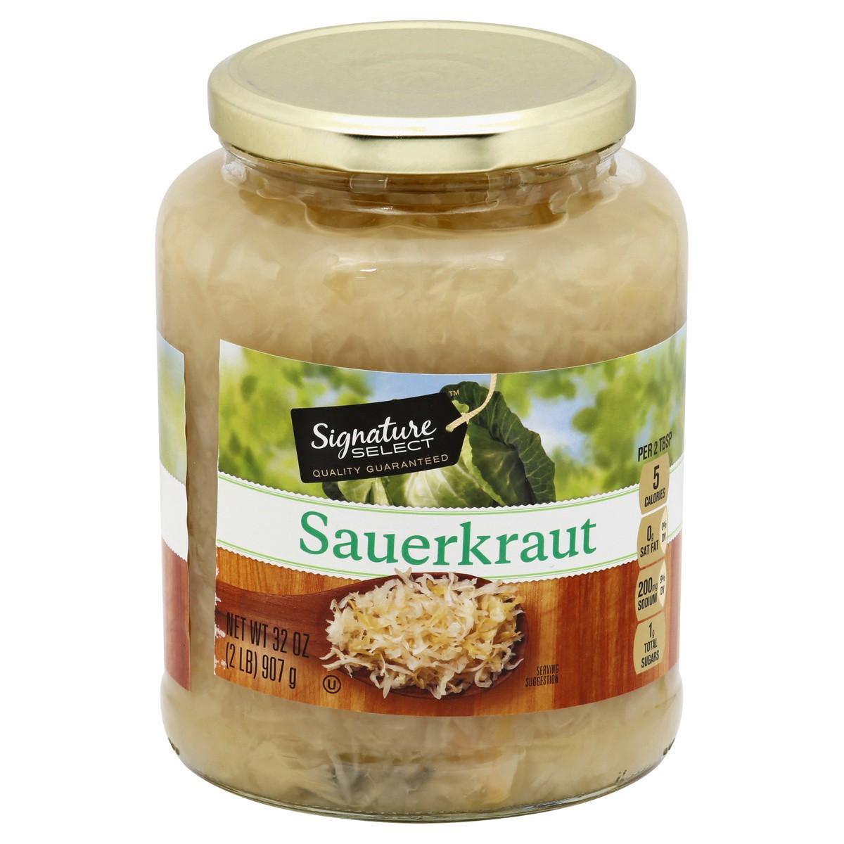 slide 1 of 2, Signature Select Sauerkraut 32 oz, 32 oz