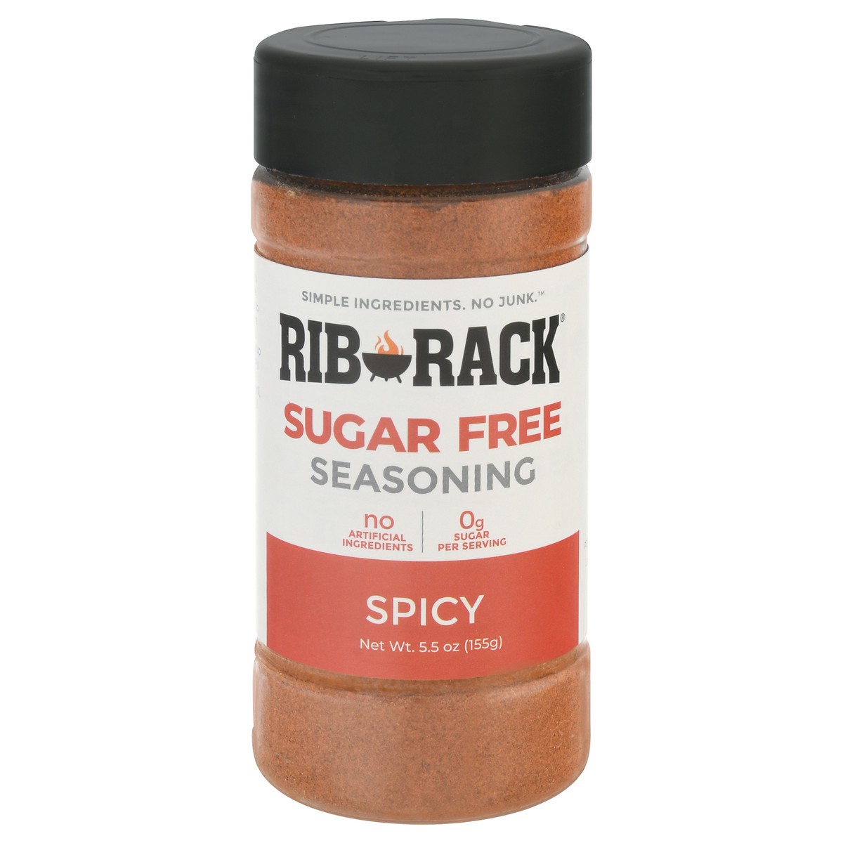 slide 3 of 13, Rib Rack Sugar Free Spicy Seasoning 5.5 oz, 5.5 oz