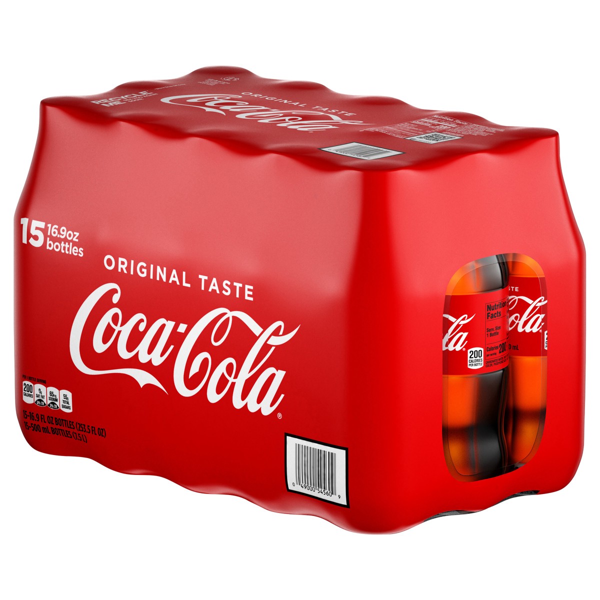 slide 7 of 7, Coca-Cola Bottles, 16.9 fl oz, 15 Pack, 253.5 gal