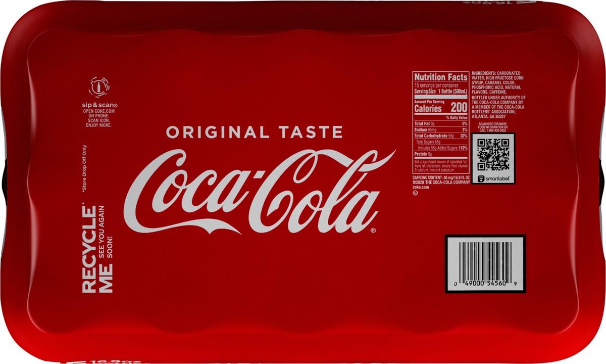 slide 2 of 7, Coca-Cola Bottles, 16.9 fl oz, 15 Pack, 253.5 gal