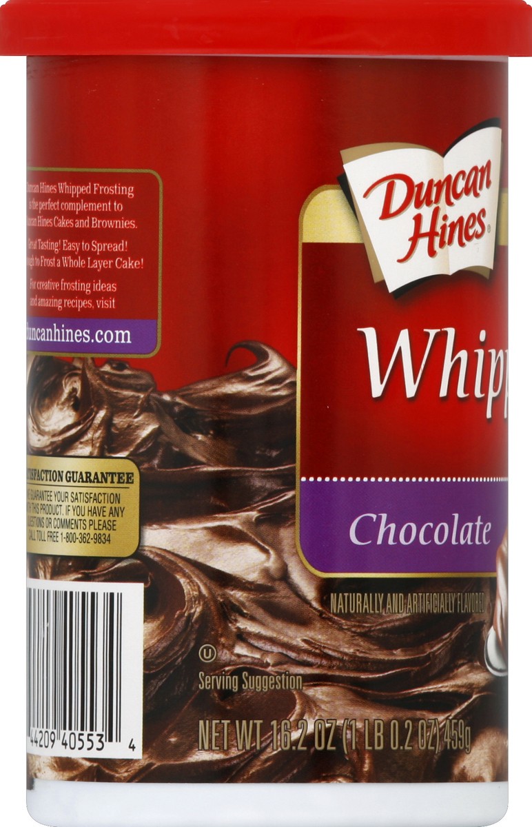 slide 3 of 6, Duncan Hines Whipped Frosting Chocolate, 14 oz