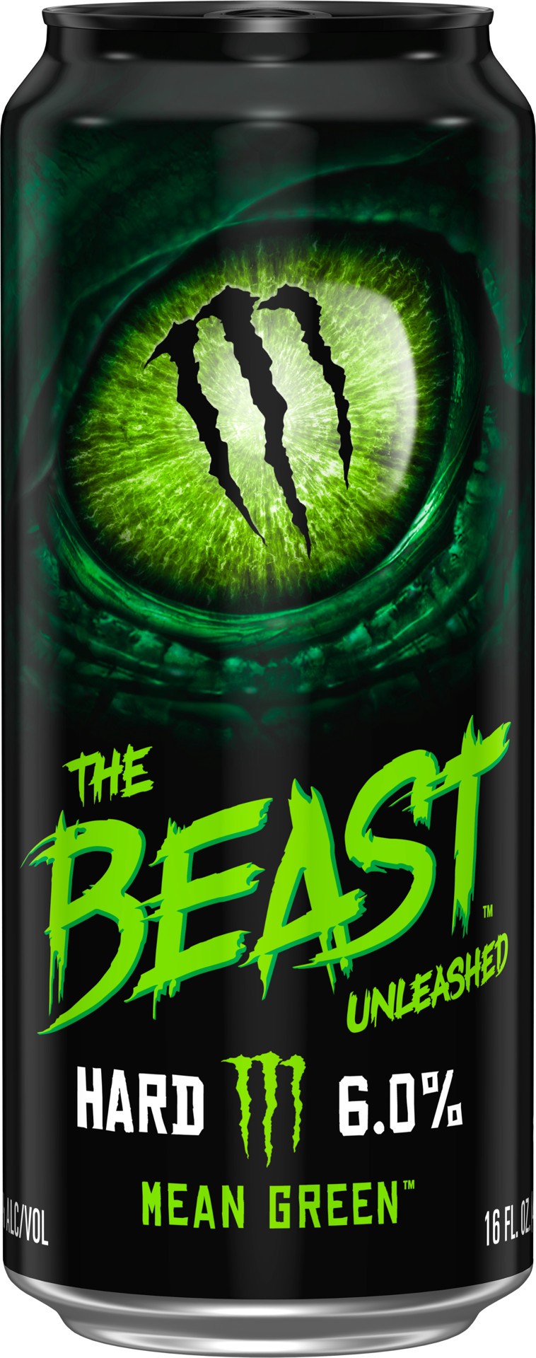 slide 1 of 6, Mean Green The Beast Mean Green Flavored Malt Beverage Craft Beer, 16 fl oz Can, 6% ABV, 16 oz