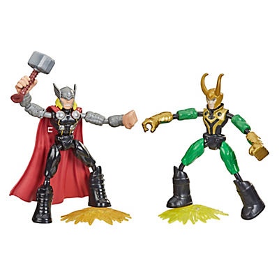 slide 1 of 1, Hasbro Marvel Avengers Bend & Flex Action Figure Thor Vs.Loki, 1 ct