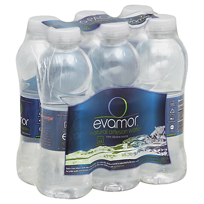 slide 1 of 1, evamor Spring Water - 20 oz, 20 oz